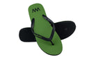 Natural Rubber Flipflop - Khaki/Black