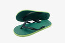 Natural Rubber Flipflop - All In Green