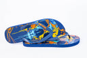 Natural Rubber Flipflop - Ocean Blue Printed