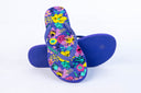 Natural Rubber Flipflop - Purple Opulence/Floral Print