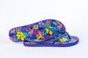 Natural Rubber Flipflop - Purple Opulence/Floral Print