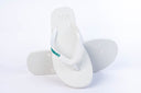 Natural Rubber Flipflop - White