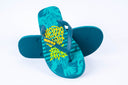 Natural Rubber Flipflop - Deep Teal