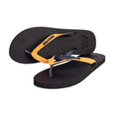 Natural Rubber Flipflop - Black/Orange