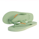 Natural Rubber Flipflop - Light Green