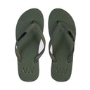 Natural Rubber Flipflop - Khaki