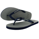 Natural Rubber Flipflop - Navy/Grey