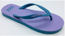 Natural Rubber Flipflop - Stone Blue