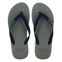 Natural Rubber Flipflop - Navy/Grey